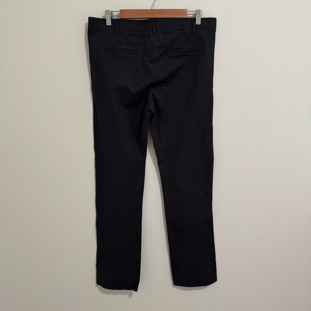 Betabrand Charcoal Grey Straight Leg Pants - Picture 4 of 8